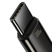 Cumpara acum Cablu Baseus Tungsten Gold USB la USB-C, 100W, 2m (negru) de la Mesterul Minune