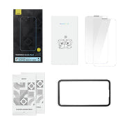 Cumpara acum Sticlă temperată Baseus Crystal de 0,3 mm cu strat anti-praf pentru iPhone 14 Pro Max (2 buc) de la Mesterul Minune