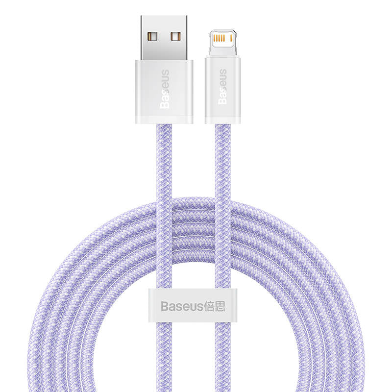Cumpara acum Cablu  de date USB pentru Lightning Baseus Dynamic 2 Series, 2,4A, 2m (violet) de la Mesterul Minune