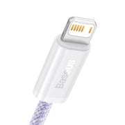 Cumpara acum Cablu USB cu Lightning Baseus Dynamic 2, 2.4A, 2m (fioletowy) de la Mesterul Minune