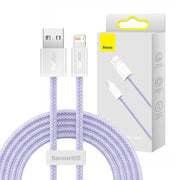 Cumpara acum Cablu  de date USB pentru Lightning Baseus Dynamic 2 Series, 2,4A, 2m (violet) de la Mesterul Minune