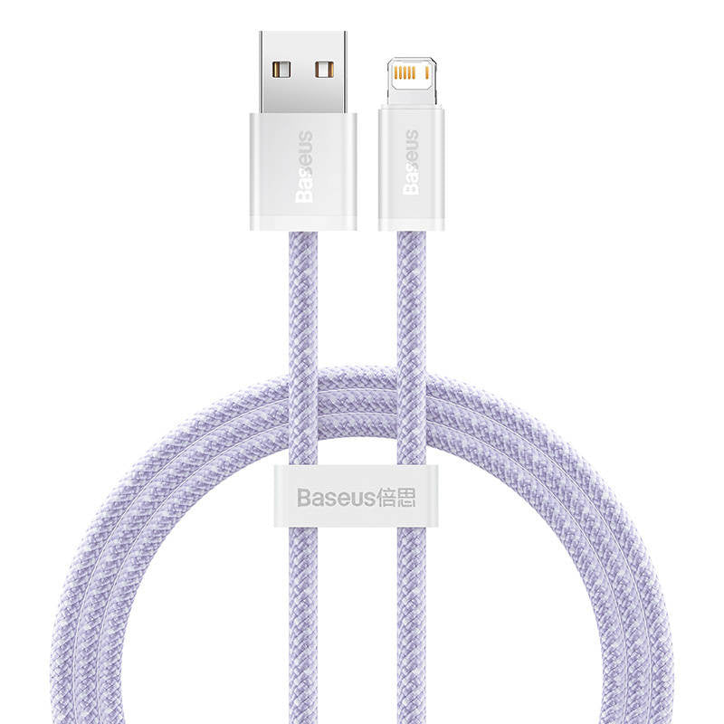 Cumpara acum Cablu de date USB pentru Lightning Baseus Dynamic 2 Series, 2,4A, 1m (violet) de la Mesterul Minune