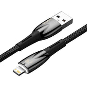 Cumpara acum Cablu USB pentru Lightning Baseus Glimmer Series, 2,4A, 1m (negru) de la Mesterul Minune