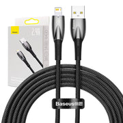 Cumpara acum Cablu USB pentru Lightning Baseus Glimmer Series, 2,4A, 2 m (negru) de la Mesterul Minune