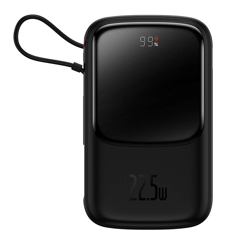 Cumpara acum Powerbank Baseus Qpow PRO cu cablu, 10000mAh, 22,5W (negru) de la Mesterul Minune
