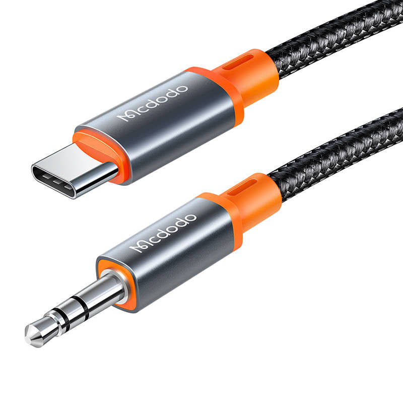 Cumpara acum Cablu Mcdodo CA-0820 USB-C către mini jack 3,5 mm AUX, 1,2 m (negru) de la Mesterul Minune
