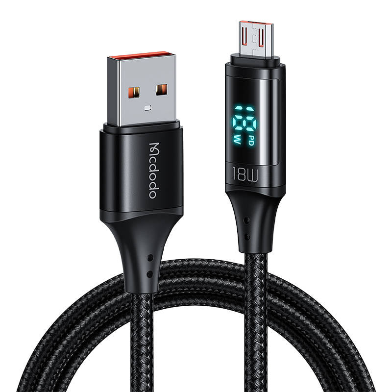 Cumpara acum Cablu USB la Micro USB Mcdodo CA-1070, 3A, 1.2m (negru) de la Mesterul Minune