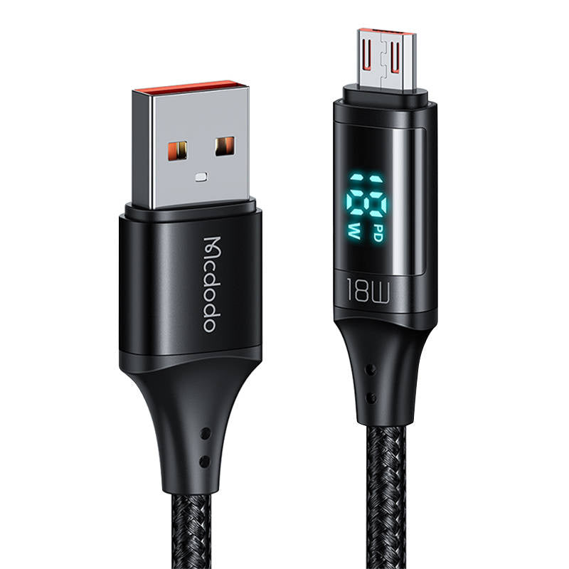 Cumpara acum Cablu USB la Micro USB Mcdodo CA-1070, 3A, 1.2m (negru) de la Mesterul Minune