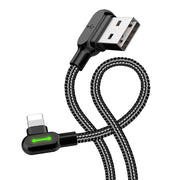 Cumpara acum Cablu USB la Lightning, Mcdodo CA-4673, în unghi, 1,8 m (negru) de la Mesterul Minune