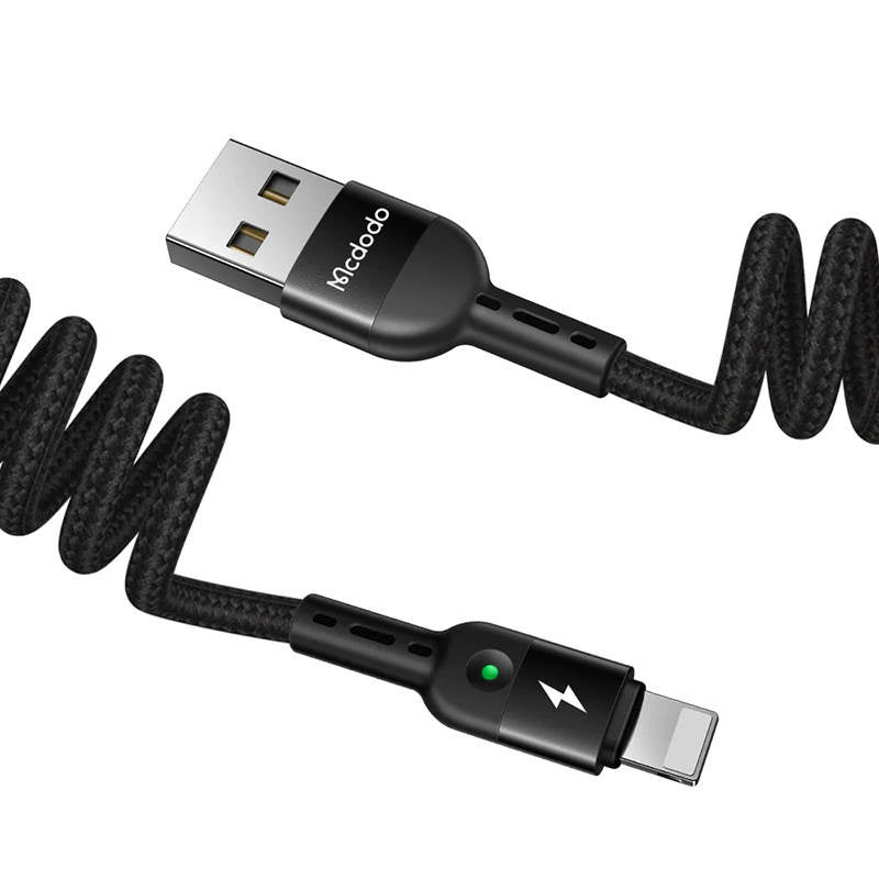 Cumpara acum Cablu USB la Lightning, Mcdodo CA-6410, cu arc, 1,8 m (negru) de la Mesterul Minune