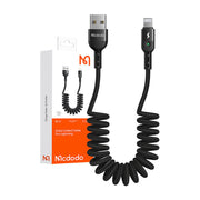 Cumpara acum Cablu USB la Lightning, Mcdodo CA-6410, cu arc, 1,8 m (negru) de la Mesterul Minune
