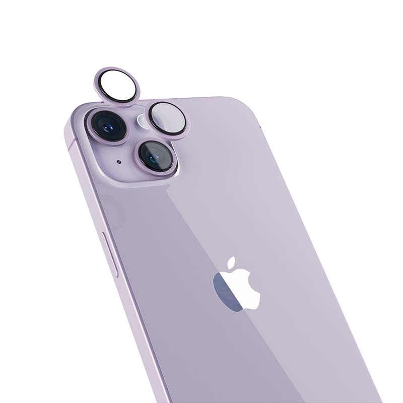 Cumpara Folie de protectie camera foto pentru iPhone 14 si iPhone 14 Plus, Purple de la Mesterul Minune