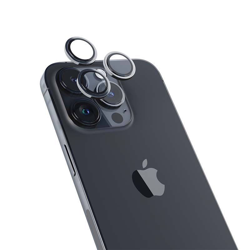 Cumpara Folie de protectie camera foto pentru iPhone 14 Pro si iPhone 14 Pro Max, Space Black de la Mesterul Minune