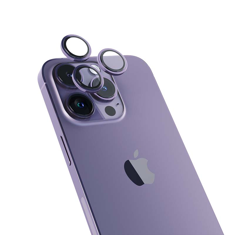Cumpara Folie de protectie camera foto pentru iPhone 14 Pro si iPhone 14 Pro Max, Deep Purple de la Mesterul Minune