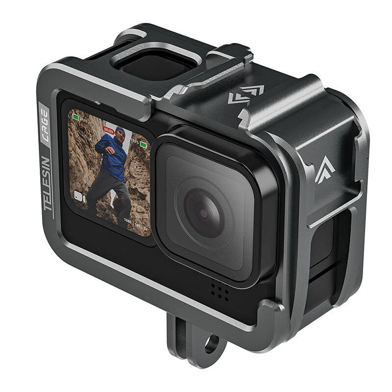 Cumpara acum Telesin carcasă de protecție din aluminiu pentru GoPro Hero 12 / 11 / 10 / 9 de la Mesterul Minune