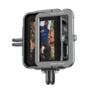 Cumpara acum Telesin carcasă de siguranță din aluminiu pentru GoPro Hero 12 / 11 / 10 / 9 cu mâner vertical de la Mesterul Minune