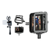Cumpara acum Telesin carcasă de siguranță din aluminiu pentru GoPro Hero 12 / 11 / 10 / 9 cu mâner vertical de la Mesterul Minune
