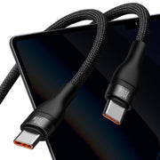 Cumpara acum 2in1 USB cable Baseus Flash Series USB-C do USB-C 100W, 1.5m (black de la Mesterul Minune