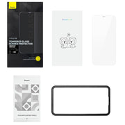 Cumpara acum Szkło hartowane z powłoką przeciwpyłową 0.3mm Baseus Schott HD do iPhone 12 Pro Max de la Mesterul Minune