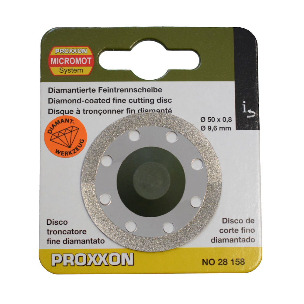 Cumpara acum Disc diamantat pentru taiere precisa, diametru 50mm, Proxxon Micromot de la Mesterul Minune