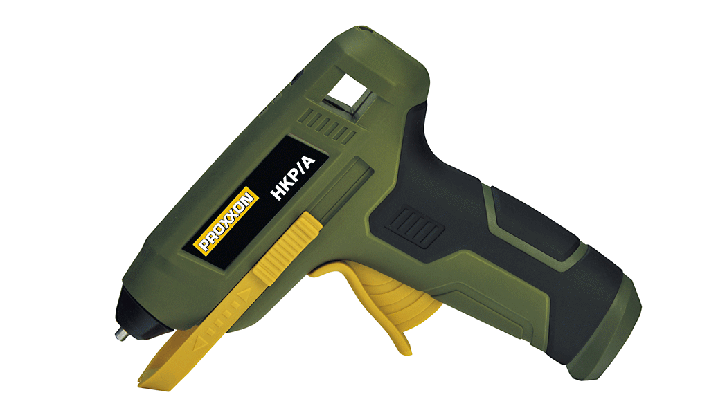 Cumpara acum Pistol de lipit cu acumulator GlueGun HKP/A, 135 - 170°C, include 4 de la Mesterul Minune