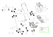 Cumpara acum Set lama de schimb 34 cm pentru masina de tuns iarba SKIL, modelele de la Mesterul Minune