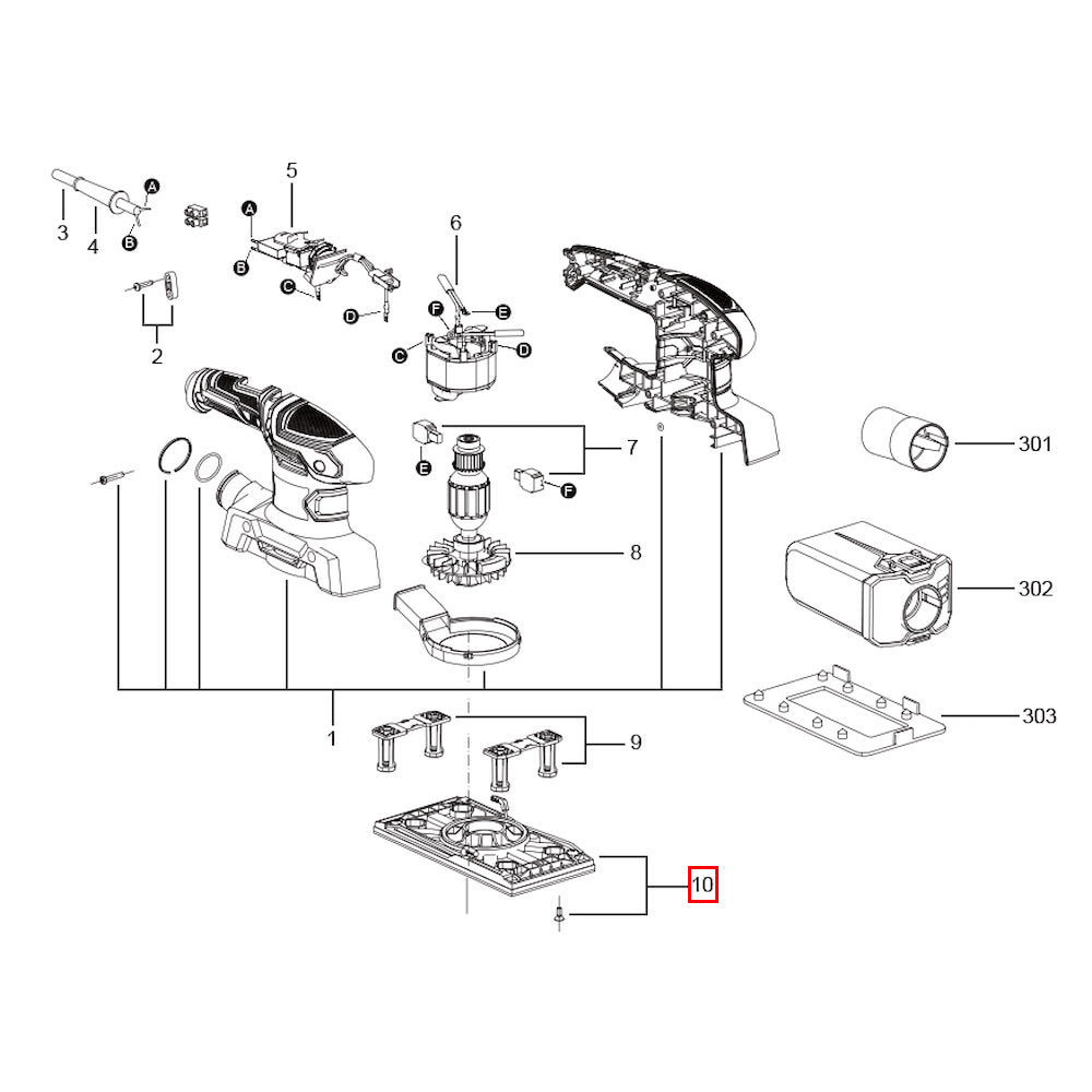 Cumpara acum Kit placa de baza pentru slefuitorul cu vibratii 7362, Skil Spare de la Mesterul Minune