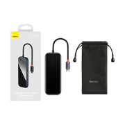 Cumpara acum Adapter 4w1 Baseus Hub USB-C na 4xUSB 3.0 (Dark Grey) de la Mesterul Minune