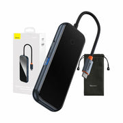 Cumpara acum Adapter 4w1 Baseus Hub USB-C na 4xUSB 3.0 (Dark Grey) de la Mesterul Minune