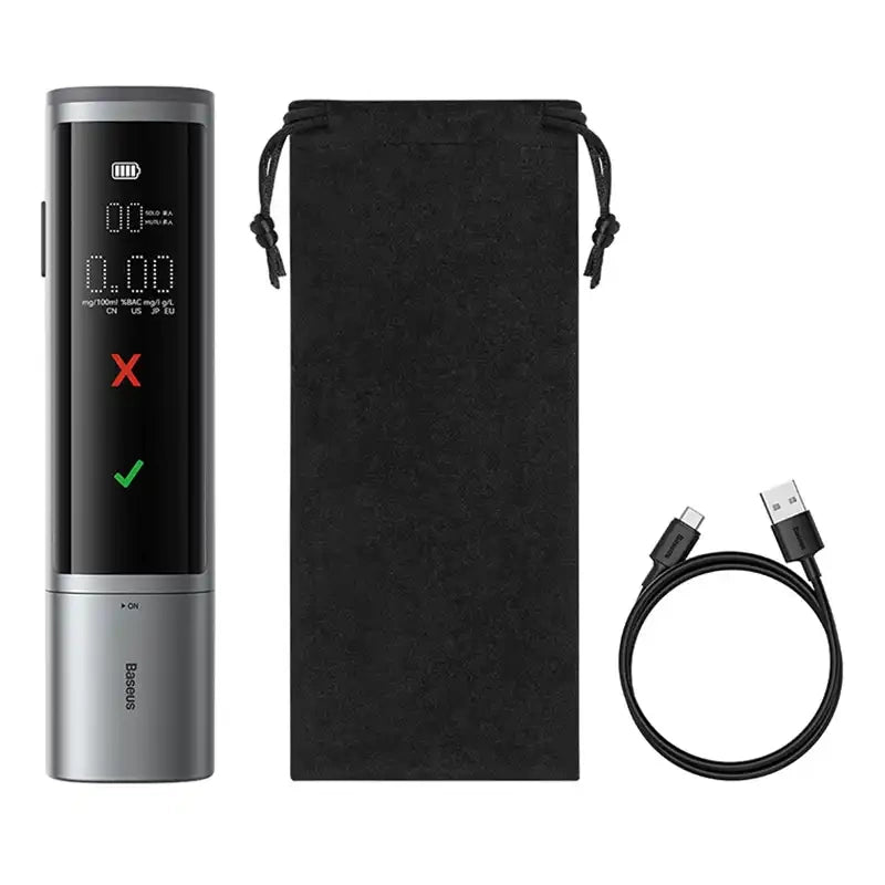 Cumpara acum Alcooltest electronic fără gură Baseus SafeJourney Pro(gri) de la Mesterul Minune