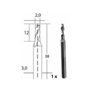Freza cu 2 caneluri, Proxxon 28759, 2.0x3.0mm