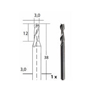 Freza cu 2 caneluri, Proxxon 28761, 3.0x3.0mm