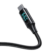 Cumpara acum Mcdodo CA-1080 Cablu USB la USB-C cu afișaj, 66W, 6A, 1,2m (negru) de la Mesterul Minune