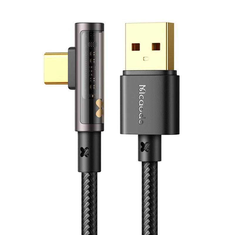 Cumpara acum Prism USB la USB-C cablu unghiular Mcdodo CA-3380, 6A, 1.2m (negru) de la Mesterul Minune