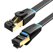 Cumpara acum Cablu plat de rețea CAT8 U/FTP Vention IKCBG RJ45 Ethernet 40Gpbs 1m (negru) de la Mesterul Minune