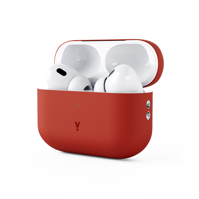 Cumpara Husa de protectie iSTYLE pentru AirPods Pro 2, Silicon, Rosu de la Mesterul Minune