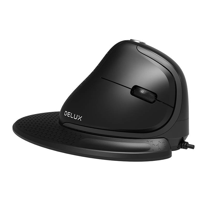 Cumpara acum Mouse vertical cu fir Delux M618XSU 4000DPI RGB de la Mesterul Minune