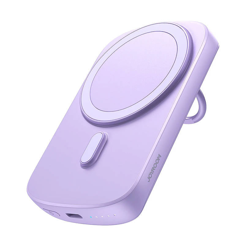 Cumpara acum Powerbank Joyroom JR-W030 cu suport inelar, 20W 6000mAh (violet) de la Mesterul Minune