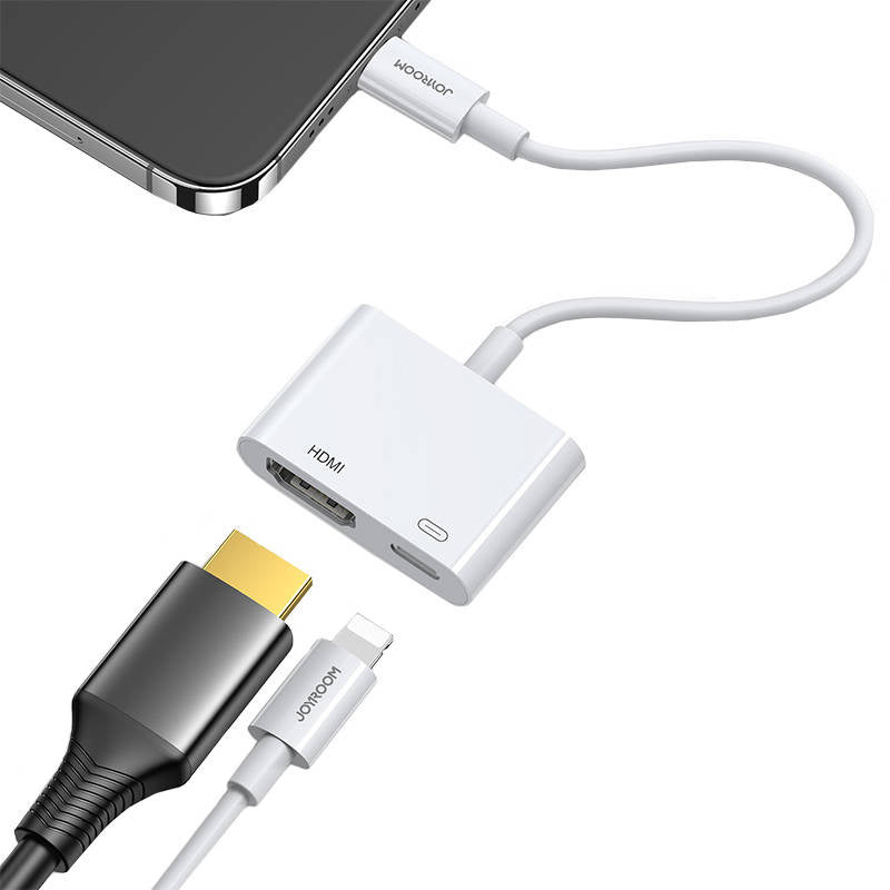 Cumpara acum Adaptor Lightning - HDMI Joyroom S-H141 (alb) de la Mesterul Minune