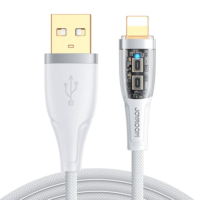 Cumpara acum Cablu pentru USB-A / Lightning / 2,4A / 1,2 m Joyroom S-UL012A3 (alb) de la Mesterul Minune