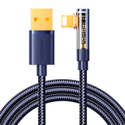 Cumpara acum Cablu unghiular către USB-A / Lightning / 1,2 m Joyroom S-UL012A6 (albastru) de la Mesterul Minune