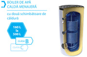 Boiler termoelectric Fornello Optima EV 10/7 S2, 300 Litri, cu 2