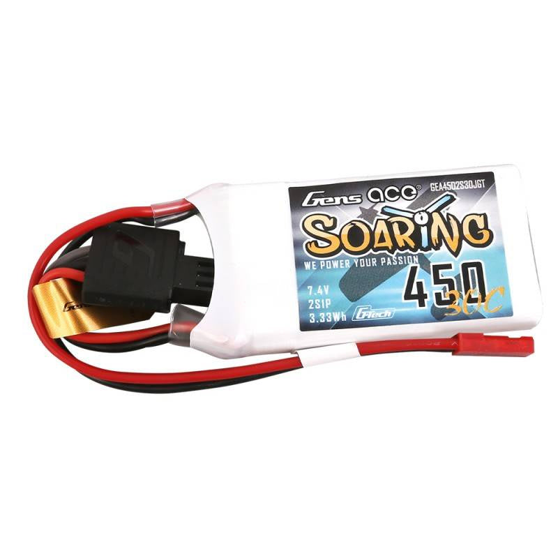 Cumpara acum Akumulator Gens ace G-Tech Soaring 450mAh 7,4V 30C 2S1P JST-SYP de la Mesterul Minune