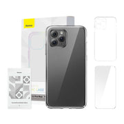 Cumpara acum Baseus Crystal Series Clear caz pentru iPhone 11 pro max (transparent) + sticlă temperată + kit de curățare de la Mesterul Minune