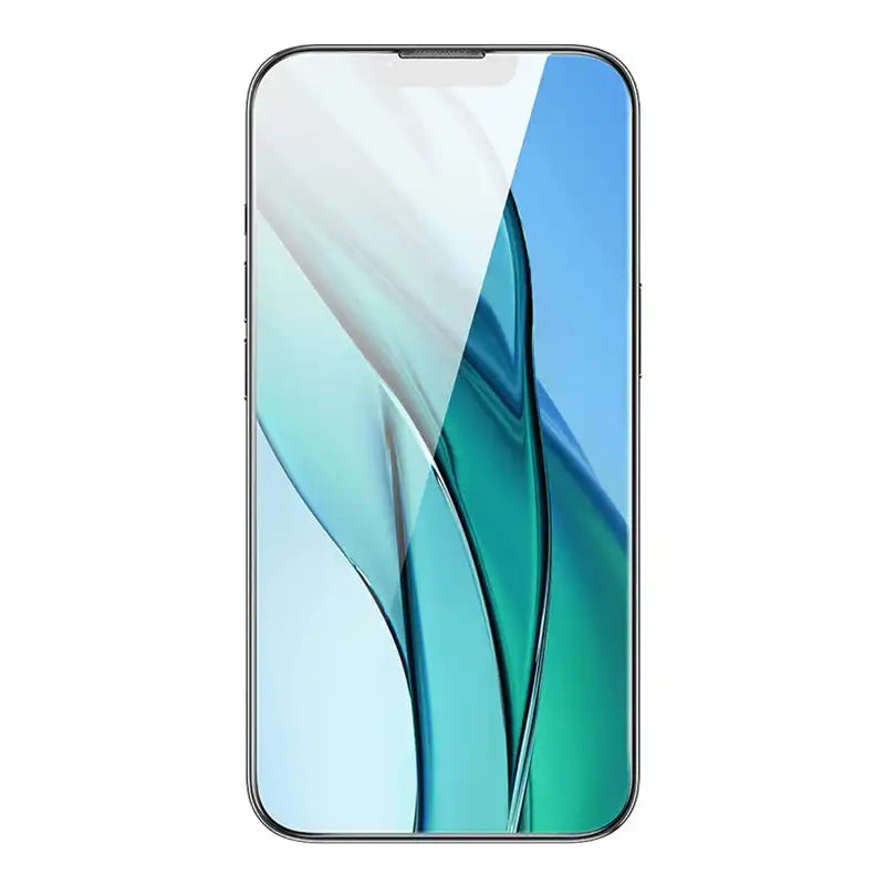 Cumpara acum Folie sticlă securizată Corning pentru iPhone 13/13 Pro/14 cu filtru de praf încorporat de la Mesterul Minune