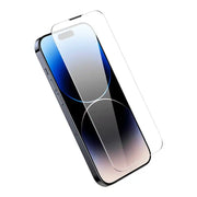 Cumpara acum Folie sticlă securizată Baseus Corning pentru iPhone 14 Pro Max cu filtru de praf încorporat de la Mesterul Minune