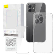 Cumpara acum Transparent Case and Tempered Glass set Baseus Corning for iPhone 12 de la Mesterul Minune
