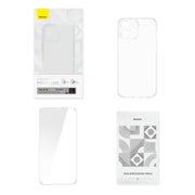 Cumpara acum Transparent Case and Tempered Glass set Baseus Corning for iPhone 12 de la Mesterul Minune