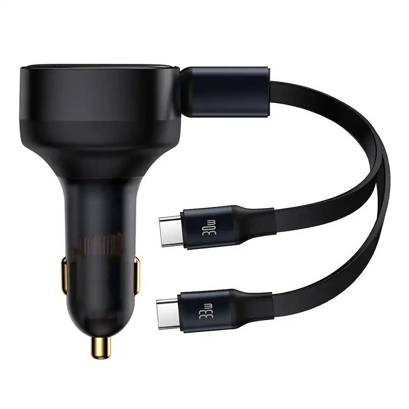 Cumpara acum Încărcător auto Baseus Enjoyment cu cablu USB-C, 33W (negru) de la Mesterul Minune