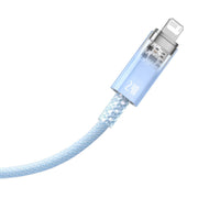 Cumpara acum Baseus Explorer USB la Lightning cablu de încărcare rapidă 2.4A 1M (albastru) de la Mesterul Minune